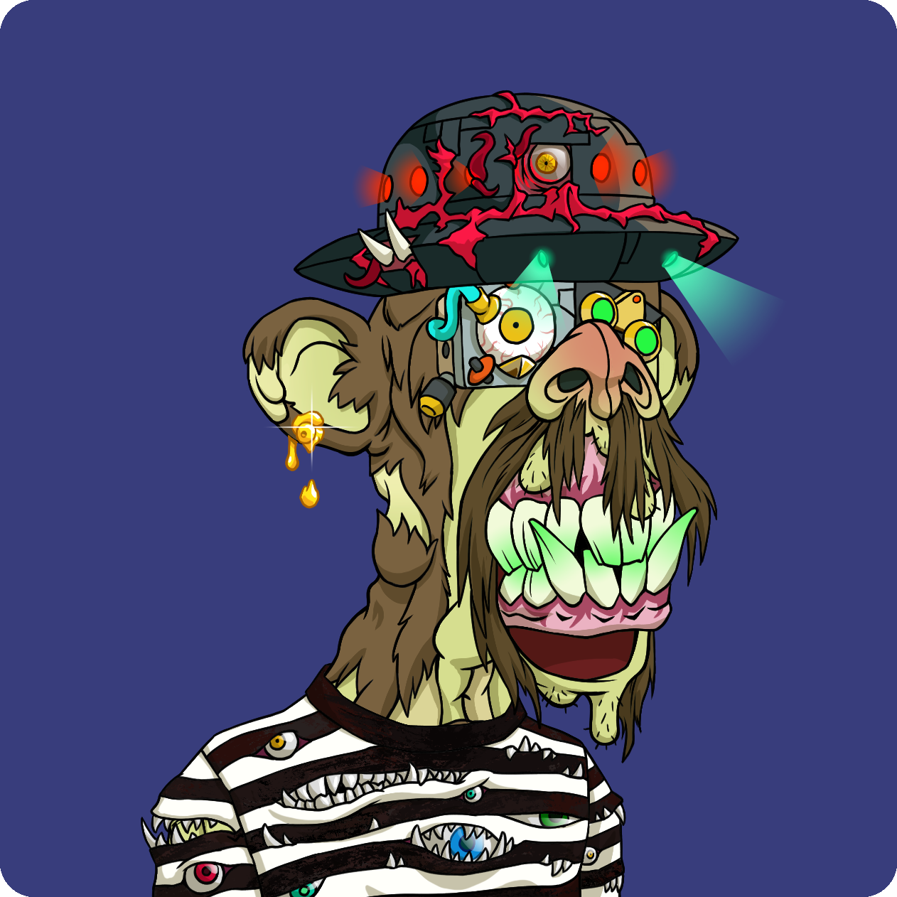 Yuga Labs - Mutant Ape Yacht Club - NFT # 9966