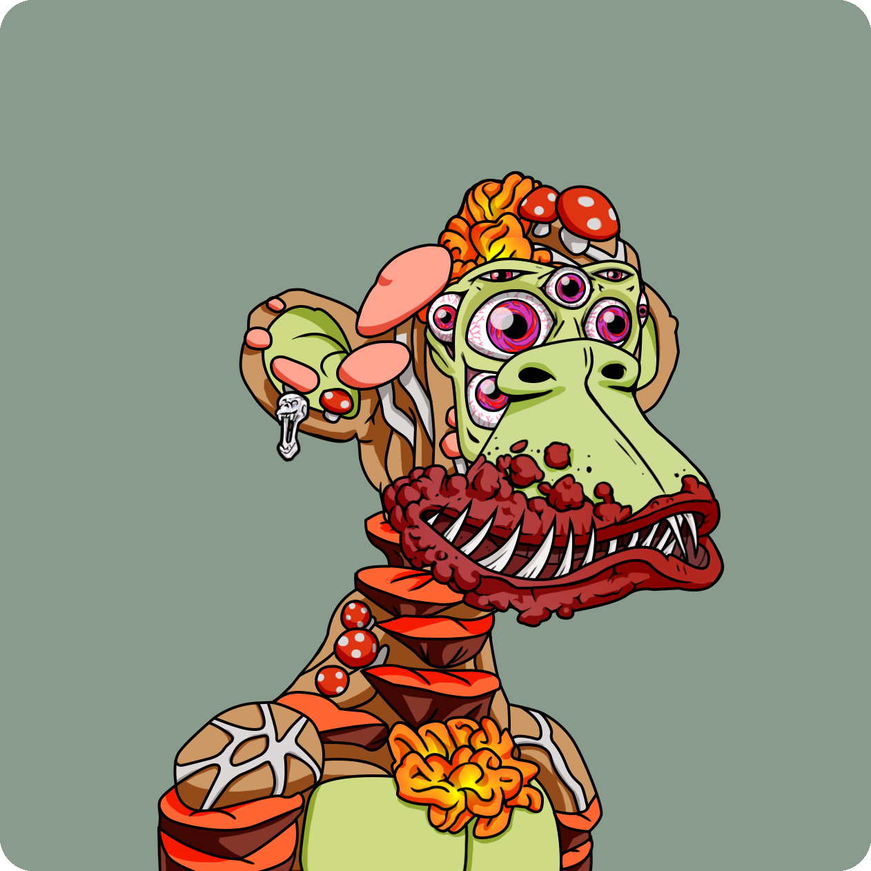 Yuga Labs - Mutant Ape Yacht Club - NFT # 1064