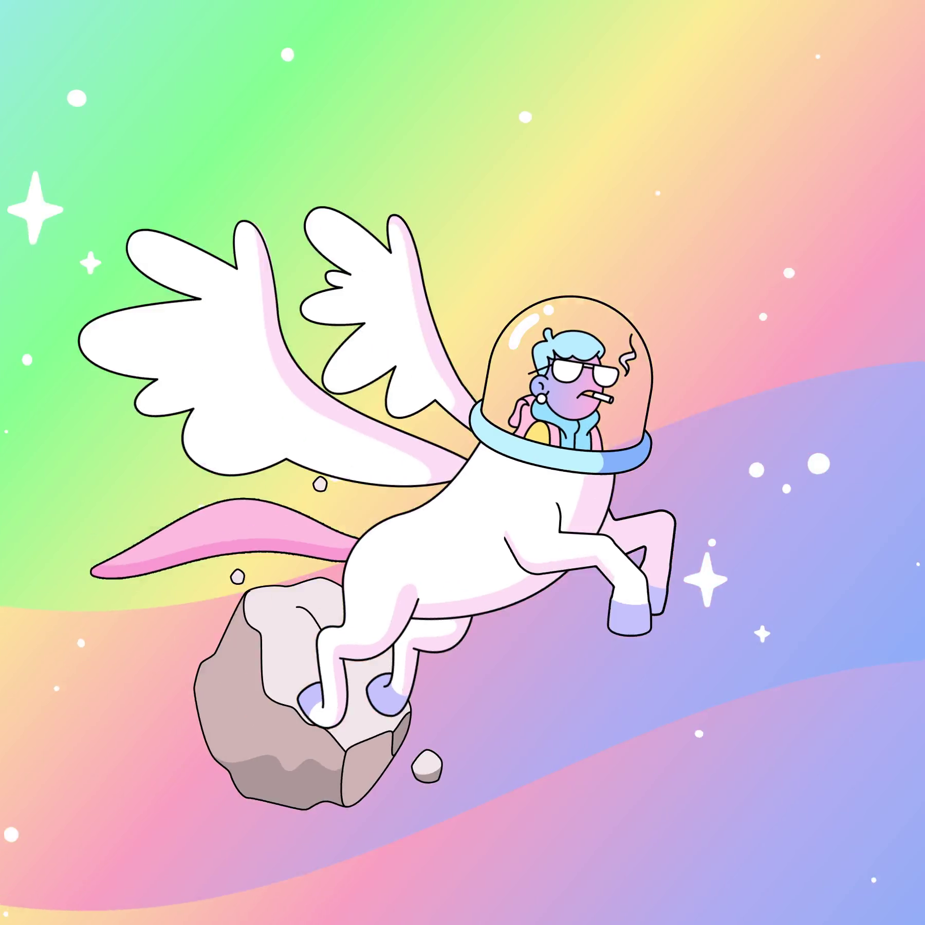 The Doodles Founders - Space Doodles - Space Doodle #9805 - NFT # 9805