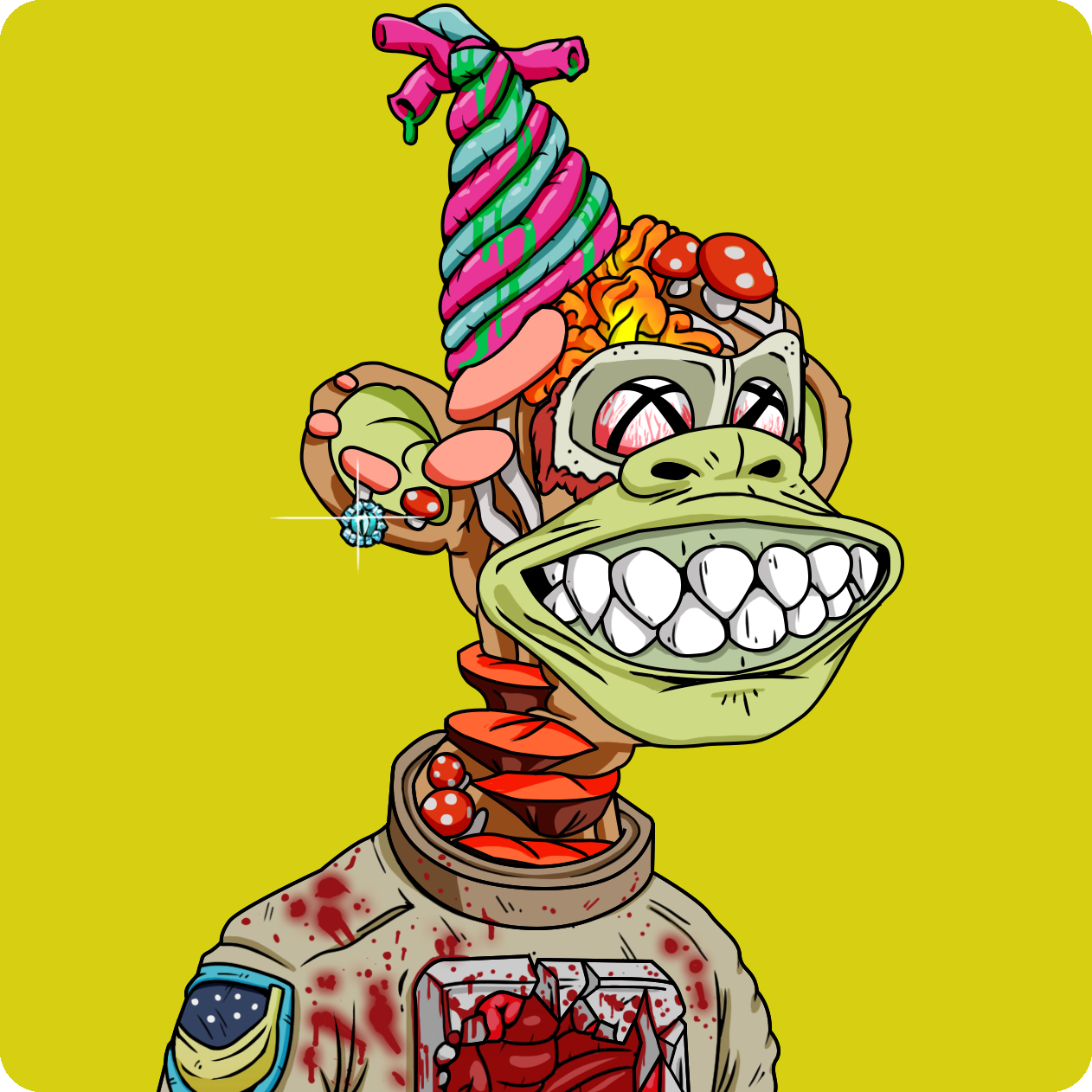 Yuga Labs - Mutant Ape Yacht Club - NFT # 14008