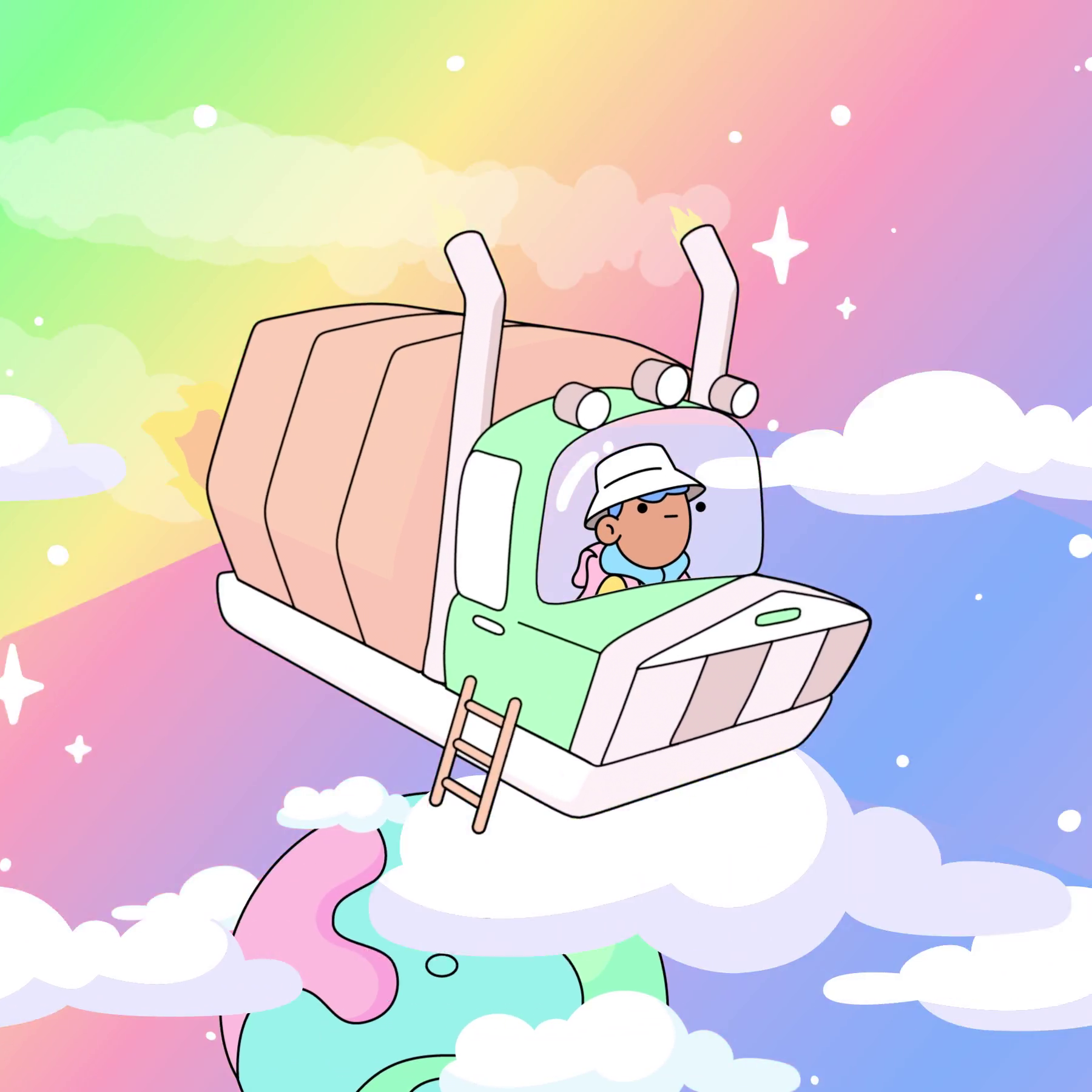 The Doodles Founders - Space Doodles - Space Doodle #9829 - NFT # 9829