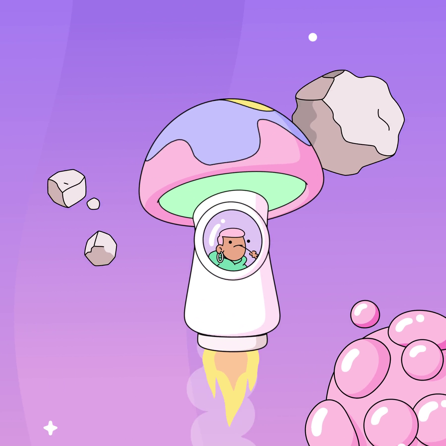 The Doodles Founders - Space Doodles - Space Doodle #9964 - NFT # 9964