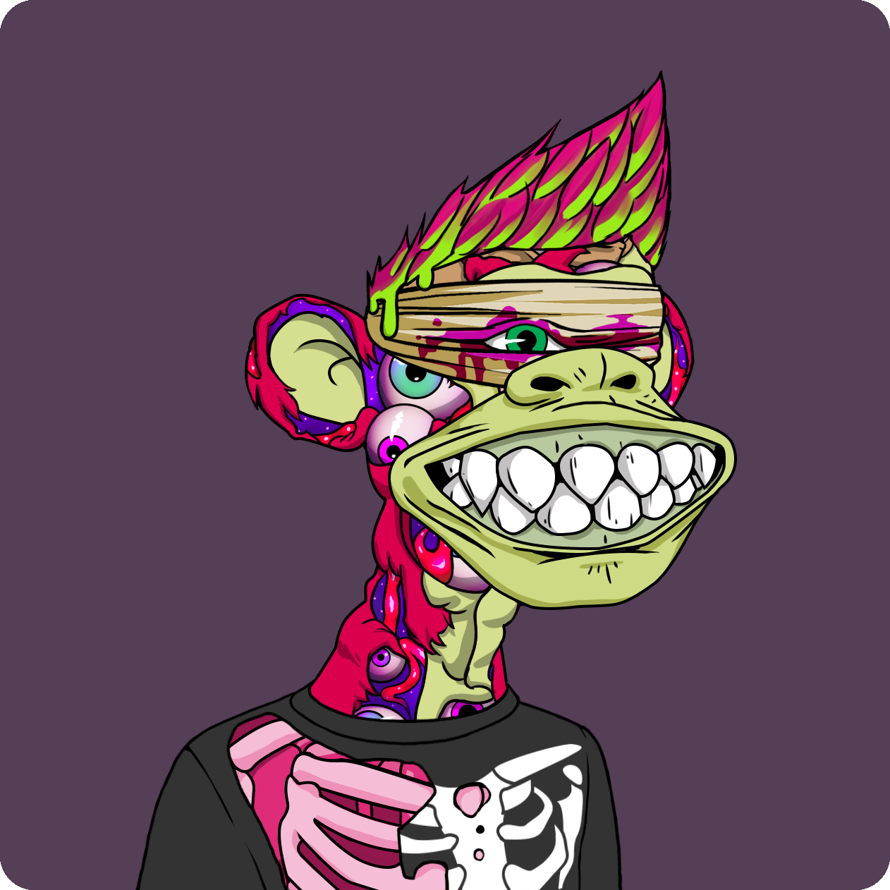 Yuga Labs - Mutant Ape Yacht Club - NFT # 14744