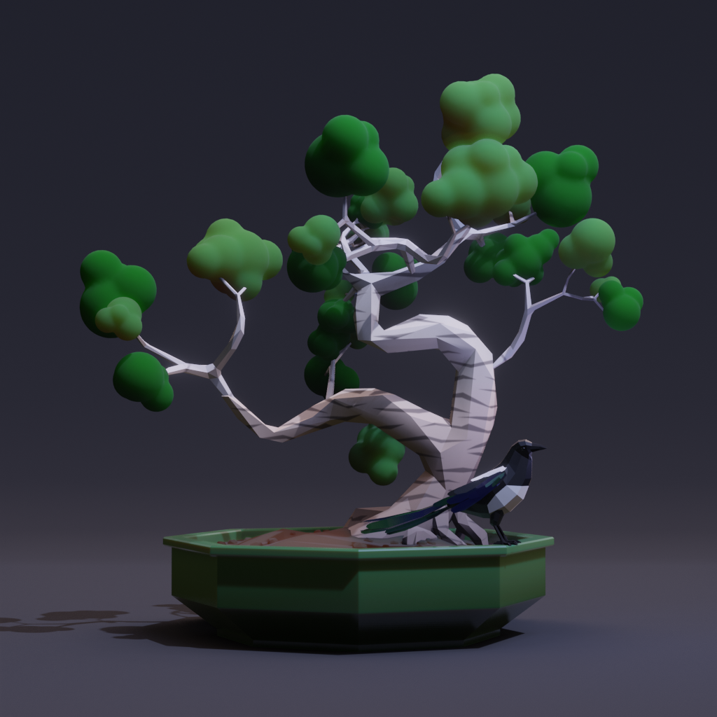 ZENFT Garden Society - Bonsai - Bonsai #8591 - NFT # 8591