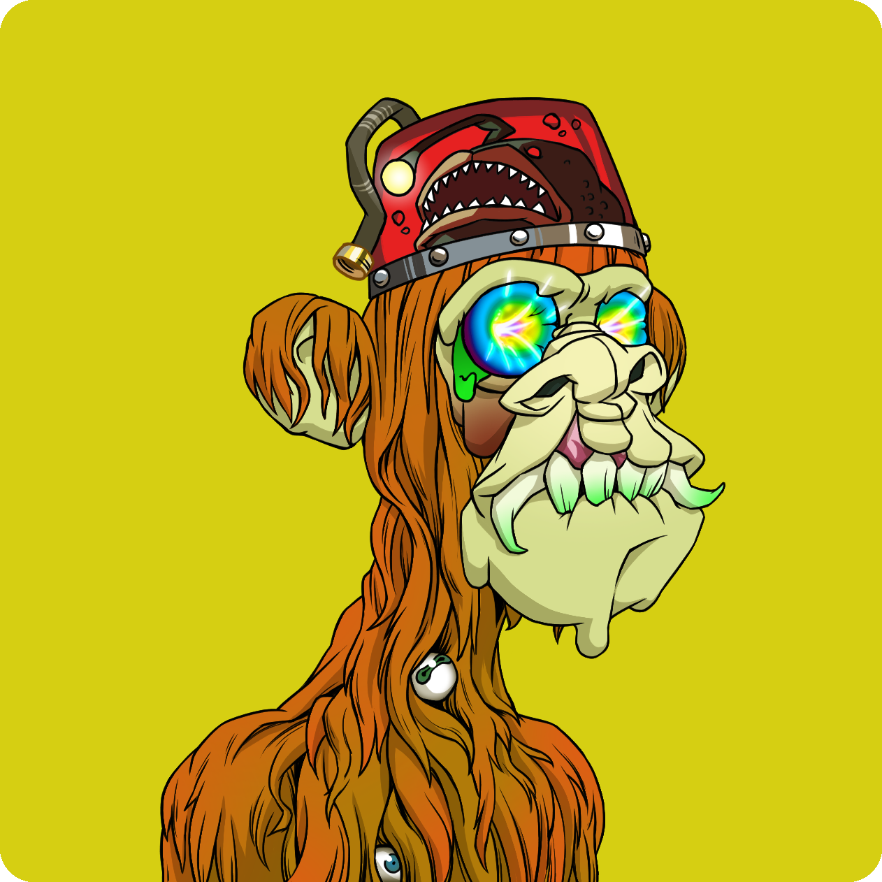 Yuga Labs - Mutant Ape Yacht Club - NFT # 3556