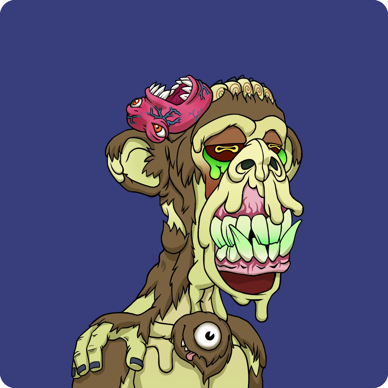 Yuga Labs - Mutant Ape Yacht Club - NFT # 21051