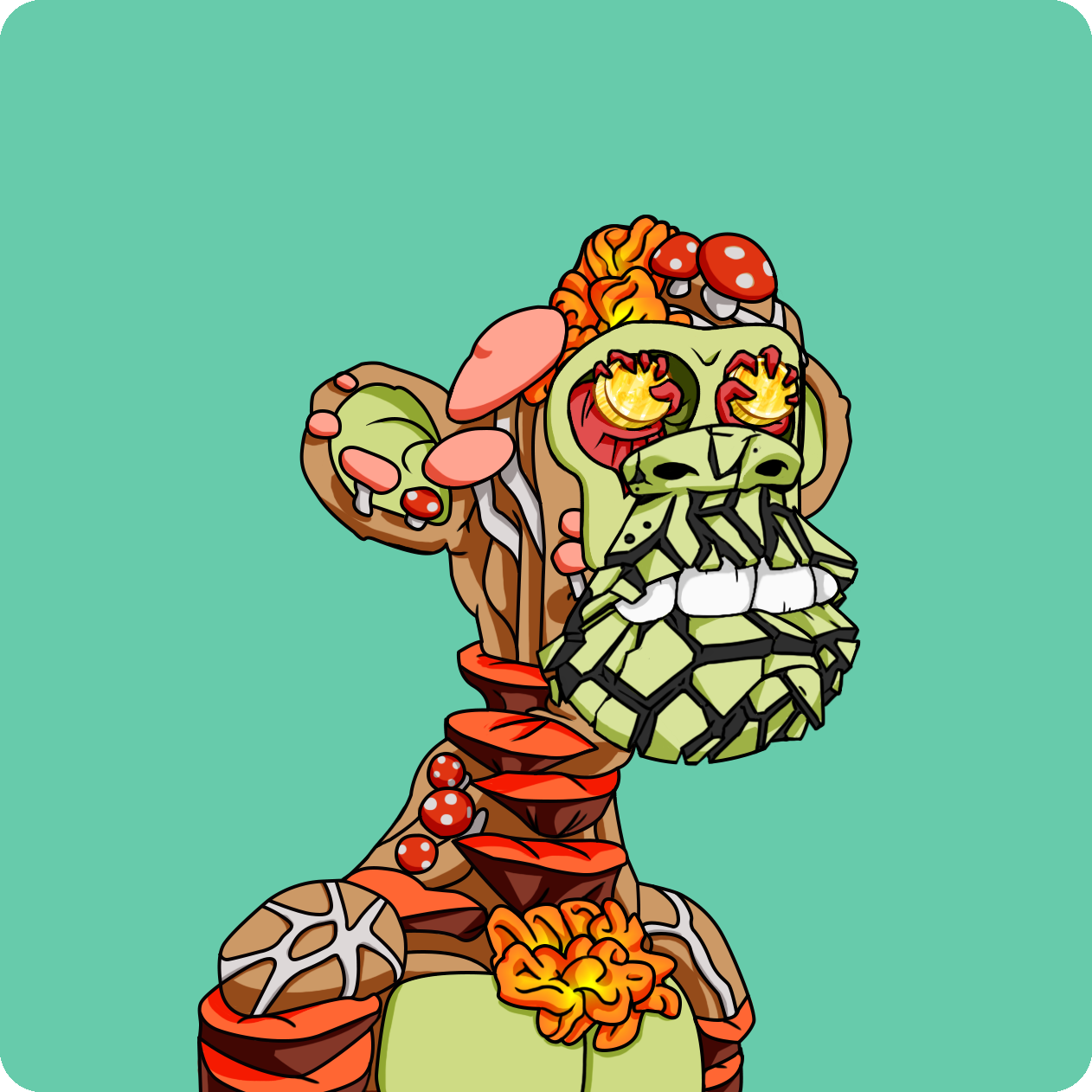 Yuga Labs - Mutant Ape Yacht Club - NFT # 9671