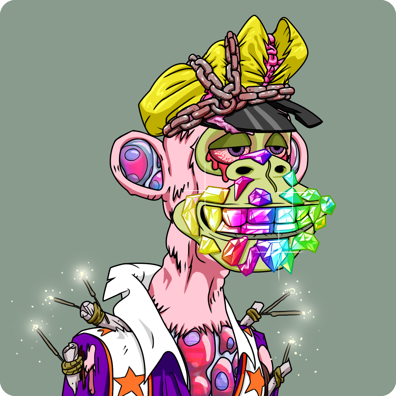 Yuga Labs - Mutant Ape Yacht Club - NFT # 8366