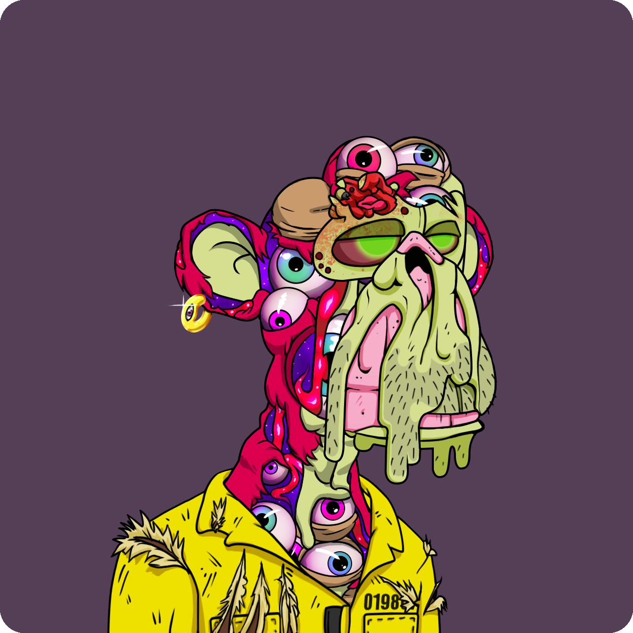 Yuga Labs - Mutant Ape Yacht Club - NFT # 3827