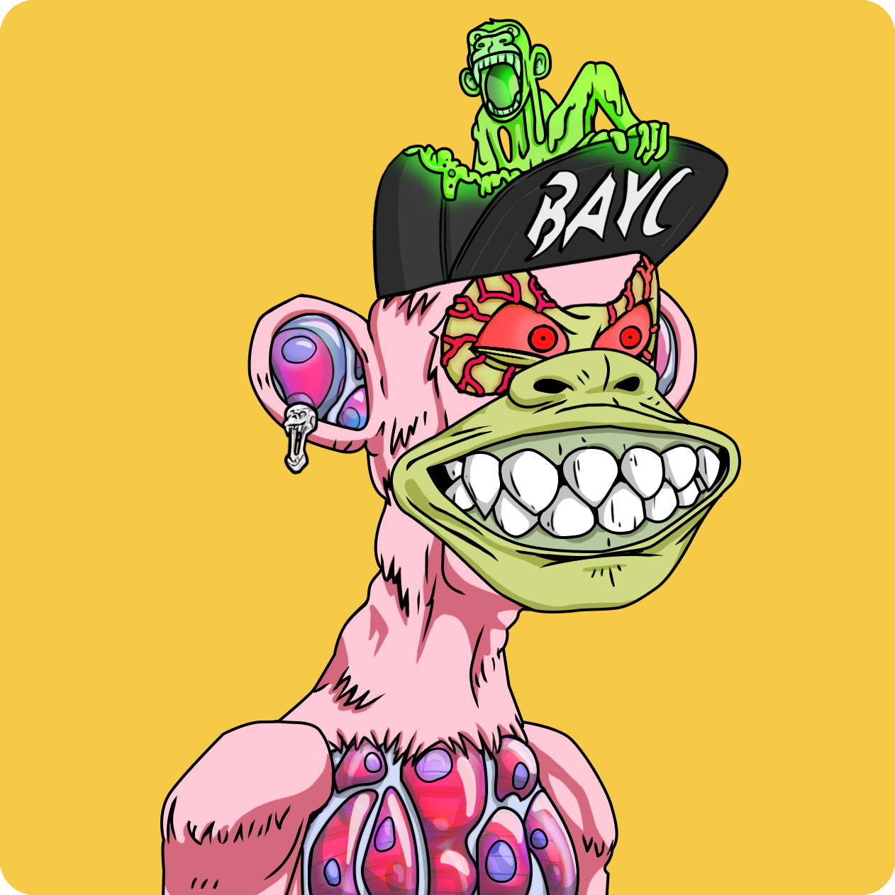 Yuga Labs - Mutant Ape Yacht Club - NFT # 4605