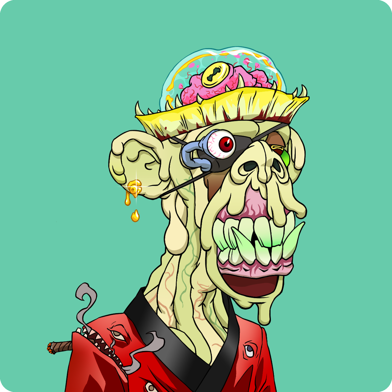 Yuga Labs - Mutant Ape Yacht Club - NFT # 7915