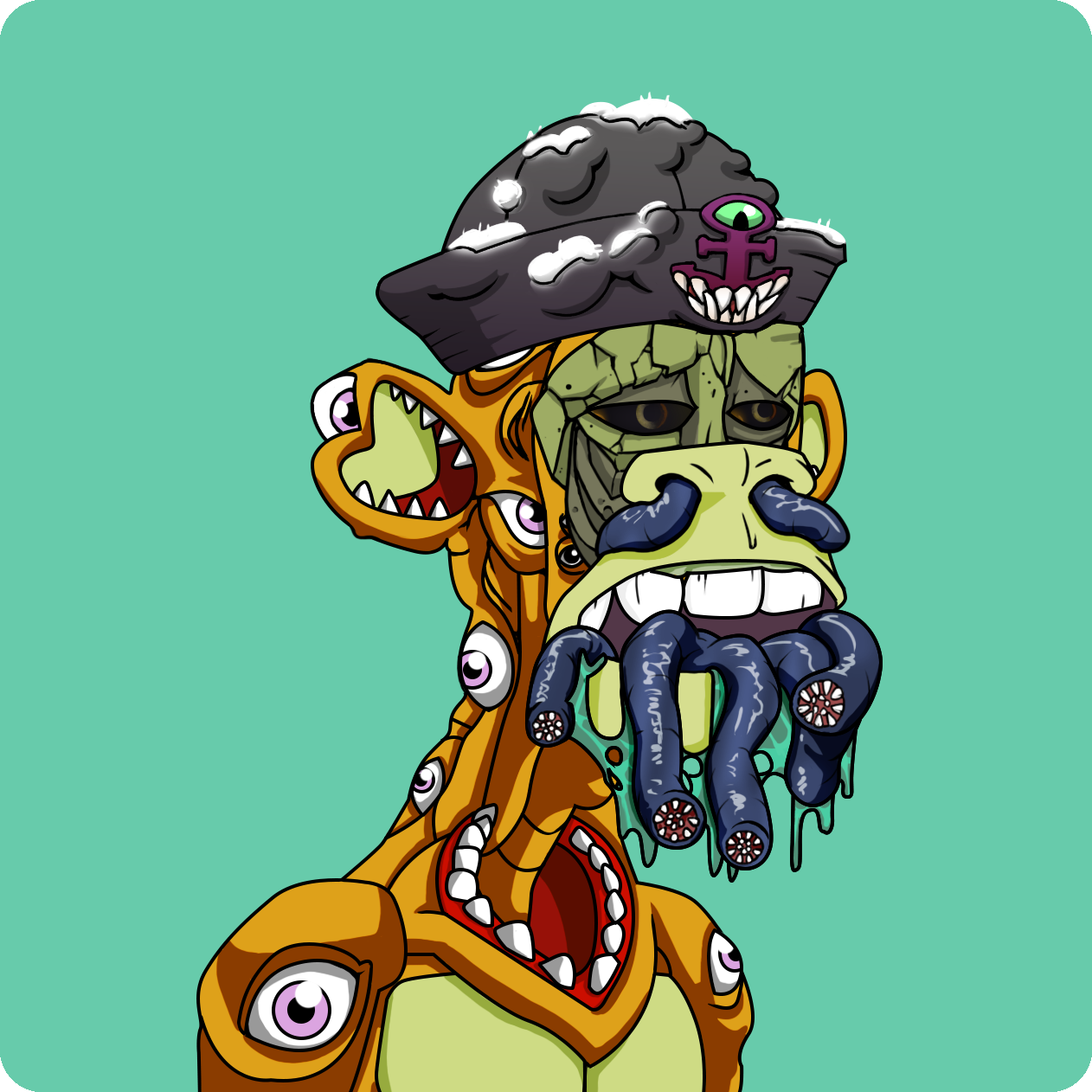 Yuga Labs - Mutant Ape Yacht Club - NFT # 8733