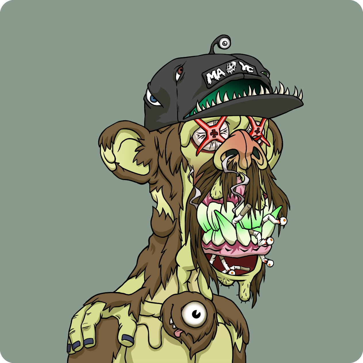 Yuga Labs - Mutant Ape Yacht Club - NFT # 18351