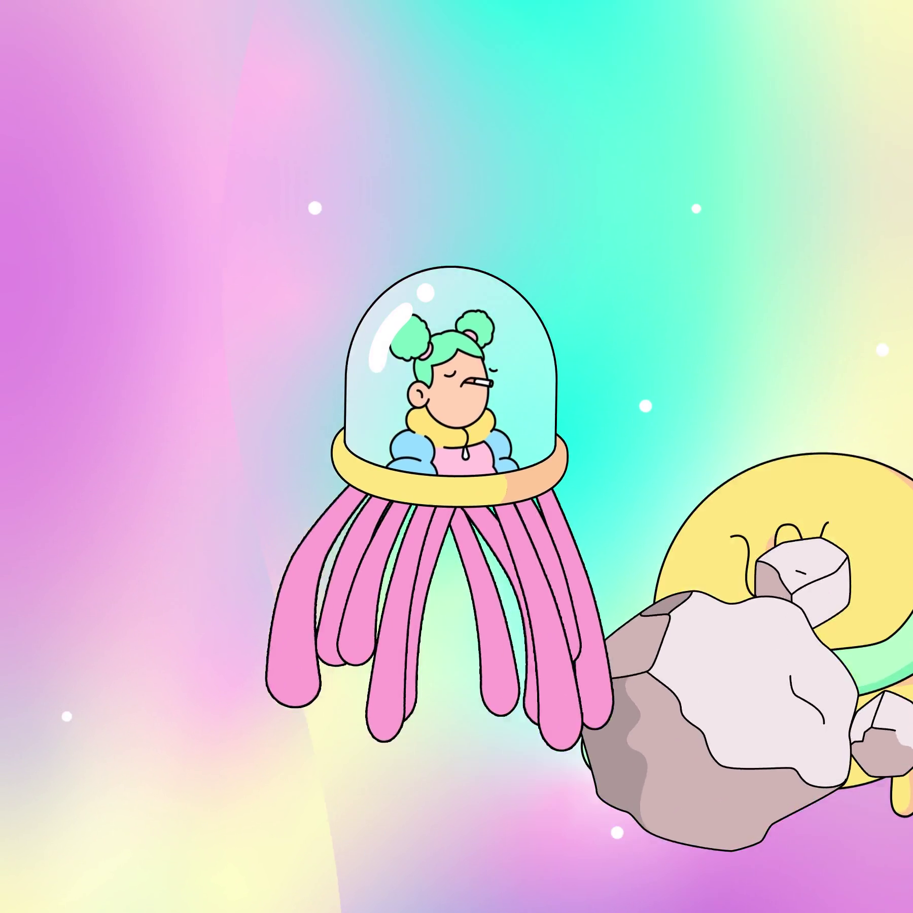 The Doodles Founders - Space Doodles - Space Doodle #9810 - NFT # 9810