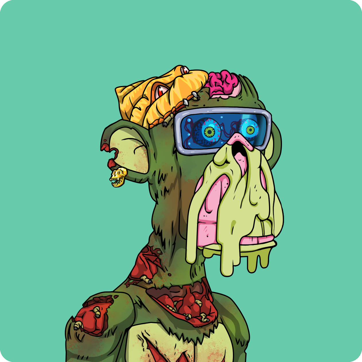 Yuga Labs - Mutant Ape Yacht Club - NFT # 10016