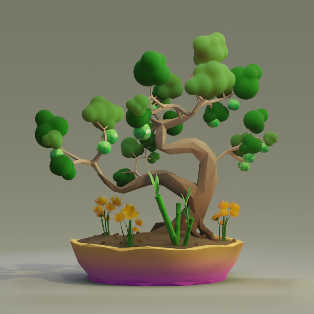 ZENFT Garden Society - Bonsai - Bonsai #8769 - NFT # 8769