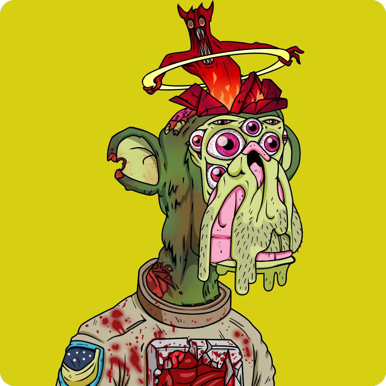 Yuga Labs - Mutant Ape Yacht Club - NFT # 4076