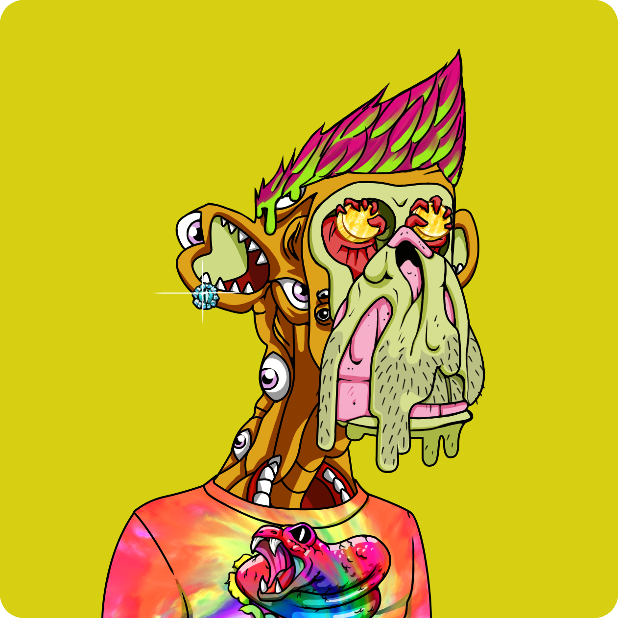 Yuga Labs - Mutant Ape Yacht Club - NFT # 22804