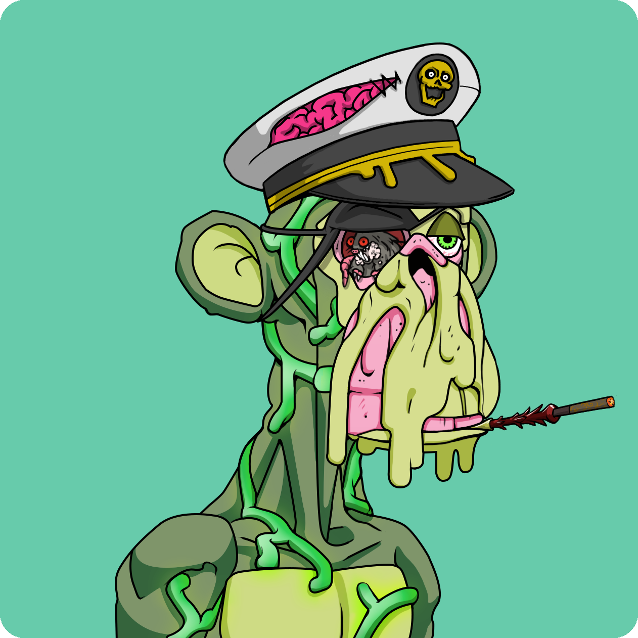 Yuga Labs - Mutant Ape Yacht Club - NFT # 3482