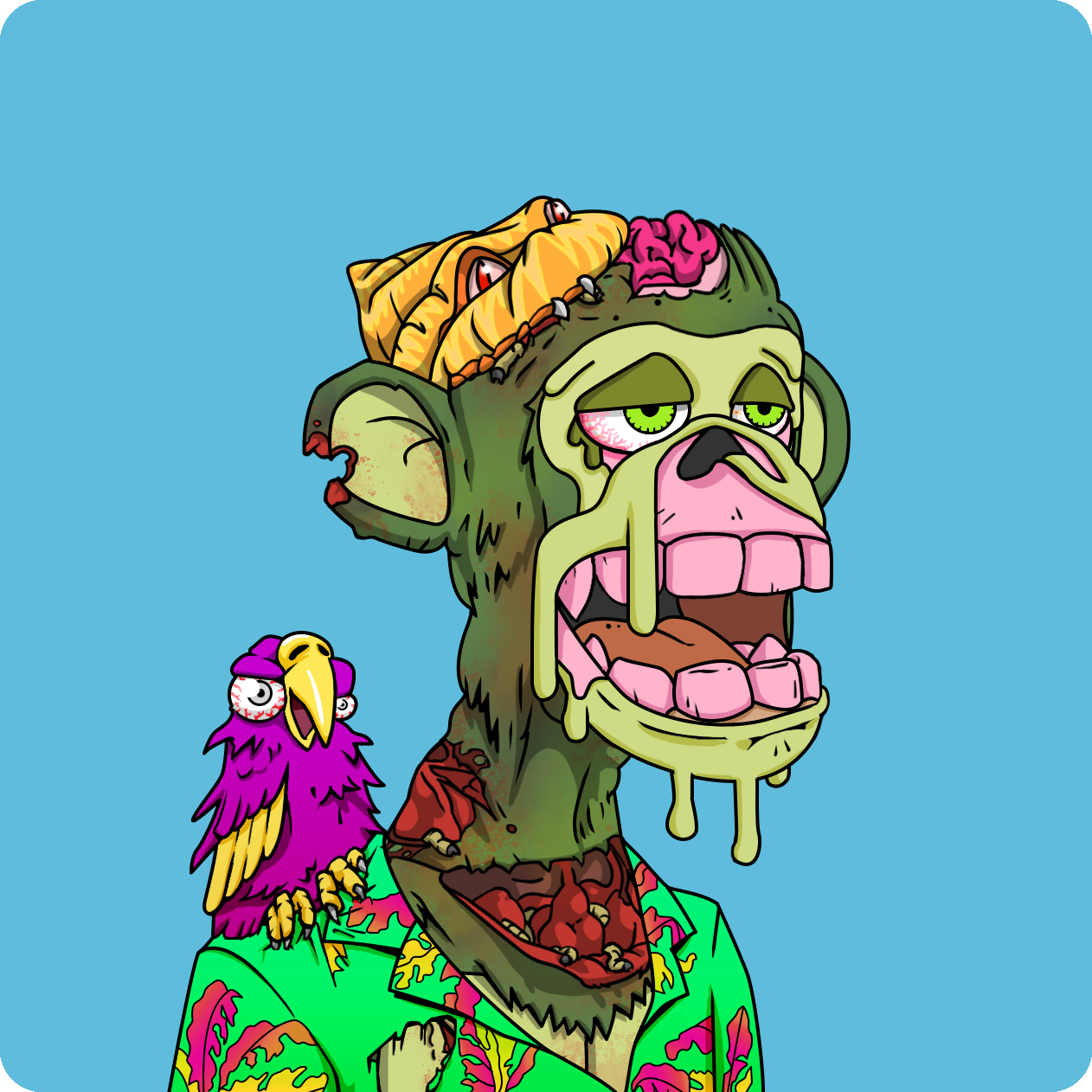 Yuga Labs - Mutant Ape Yacht Club - NFT # 9632