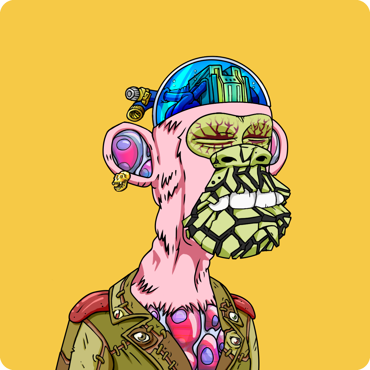 Yuga Labs - Mutant Ape Yacht Club - NFT # 16010