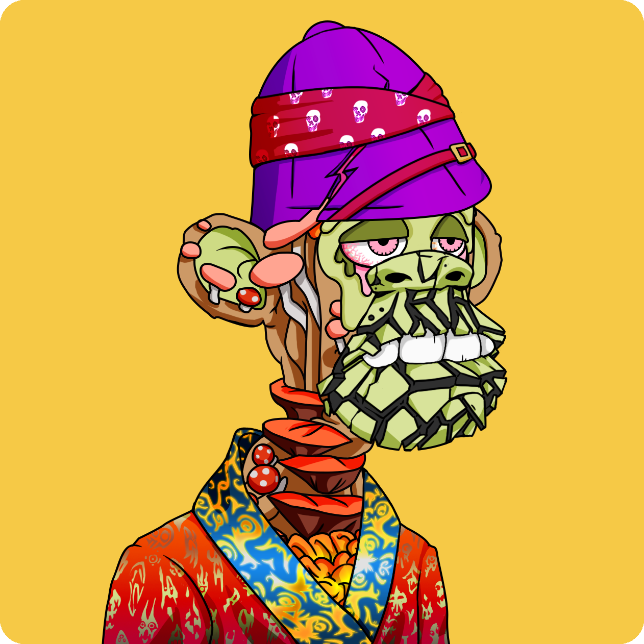 Yuga Labs - Mutant Ape Yacht Club - NFT # 7670