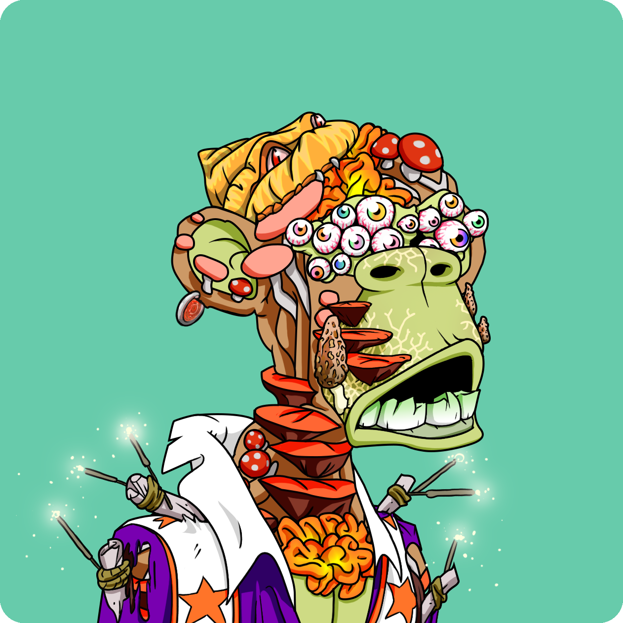 Yuga Labs - Mutant Ape Yacht Club - NFT # 3172