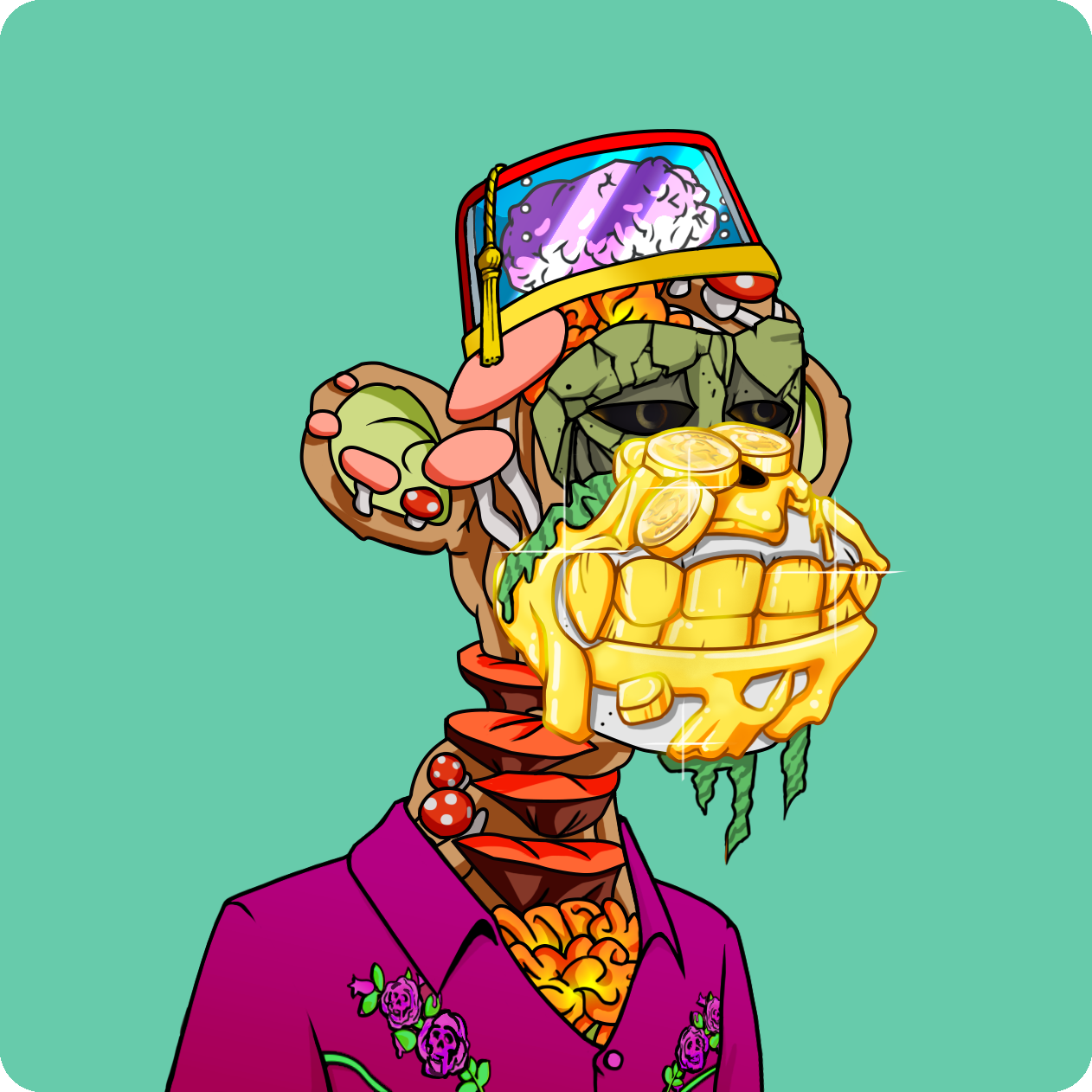 Yuga Labs - Mutant Ape Yacht Club - NFT # 3664