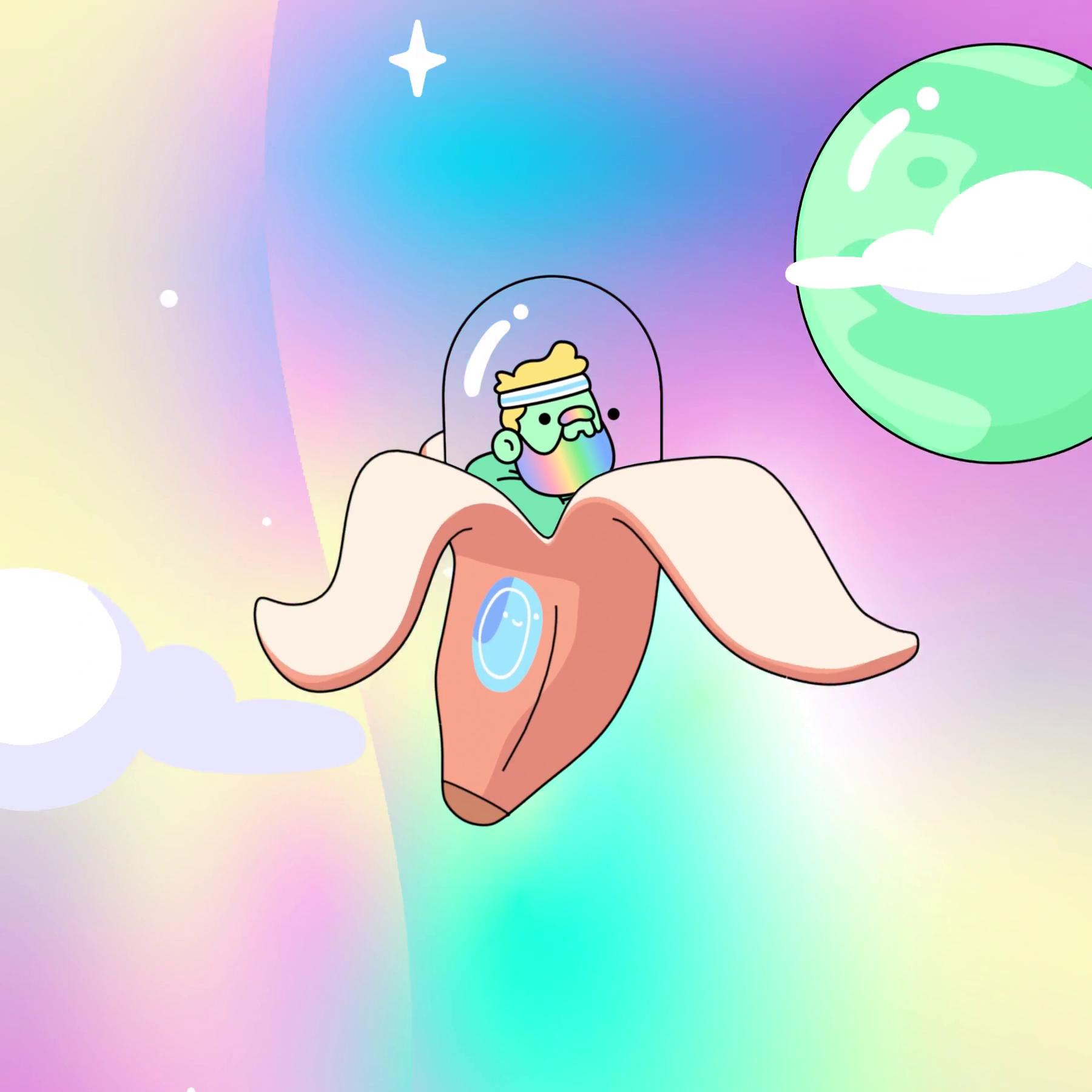 The Doodles Founders - Space Doodles - Space Doodle #247 - NFT # 247