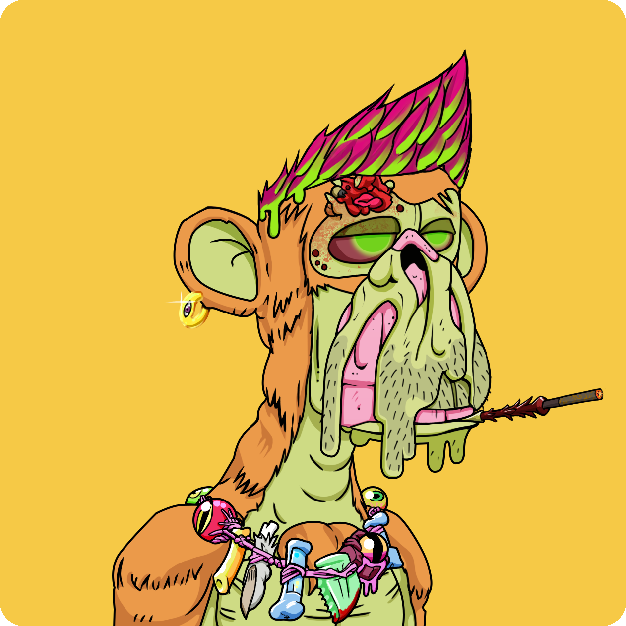 Yuga Labs - Mutant Ape Yacht Club - NFT # 1580