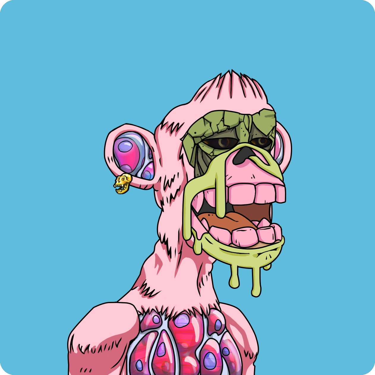 Yuga Labs - Mutant Ape Yacht Club - NFT # 10836