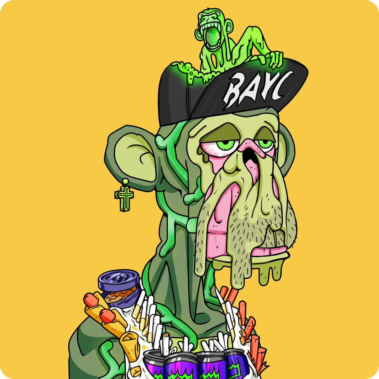 Yuga Labs - Mutant Ape Yacht Club - NFT # 8633