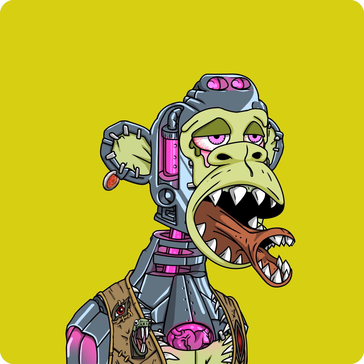 Yuga Labs - Mutant Ape Yacht Club - NFT # 9390