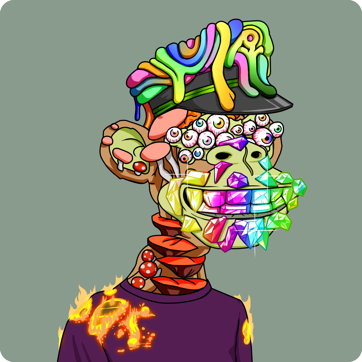 Yuga Labs - Mutant Ape Yacht Club - NFT # 4555