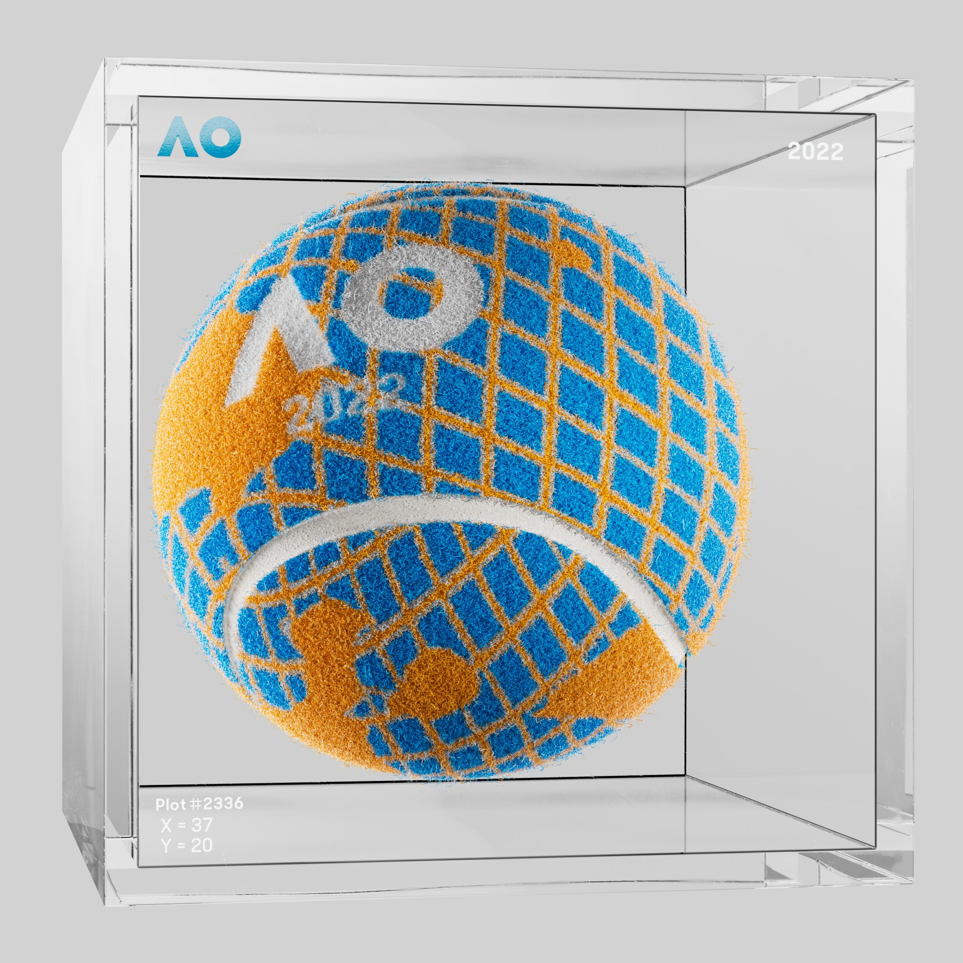 The Australian Open - The Australian Open Art Ball - AO Art Ball #104 - NFT # 104