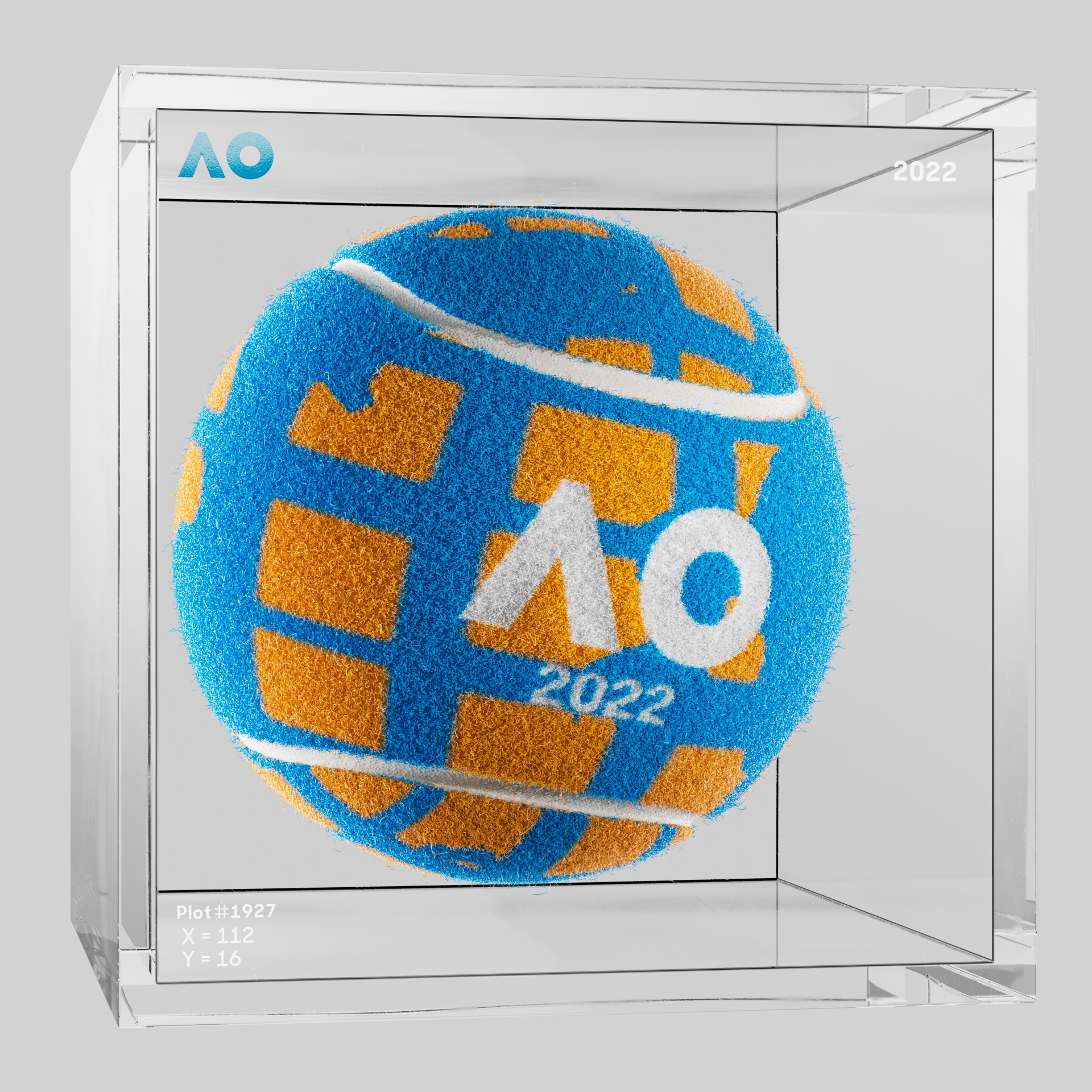 The Australian Open - The Australian Open Art Ball - AO Art Ball #1042 - NFT # 1042