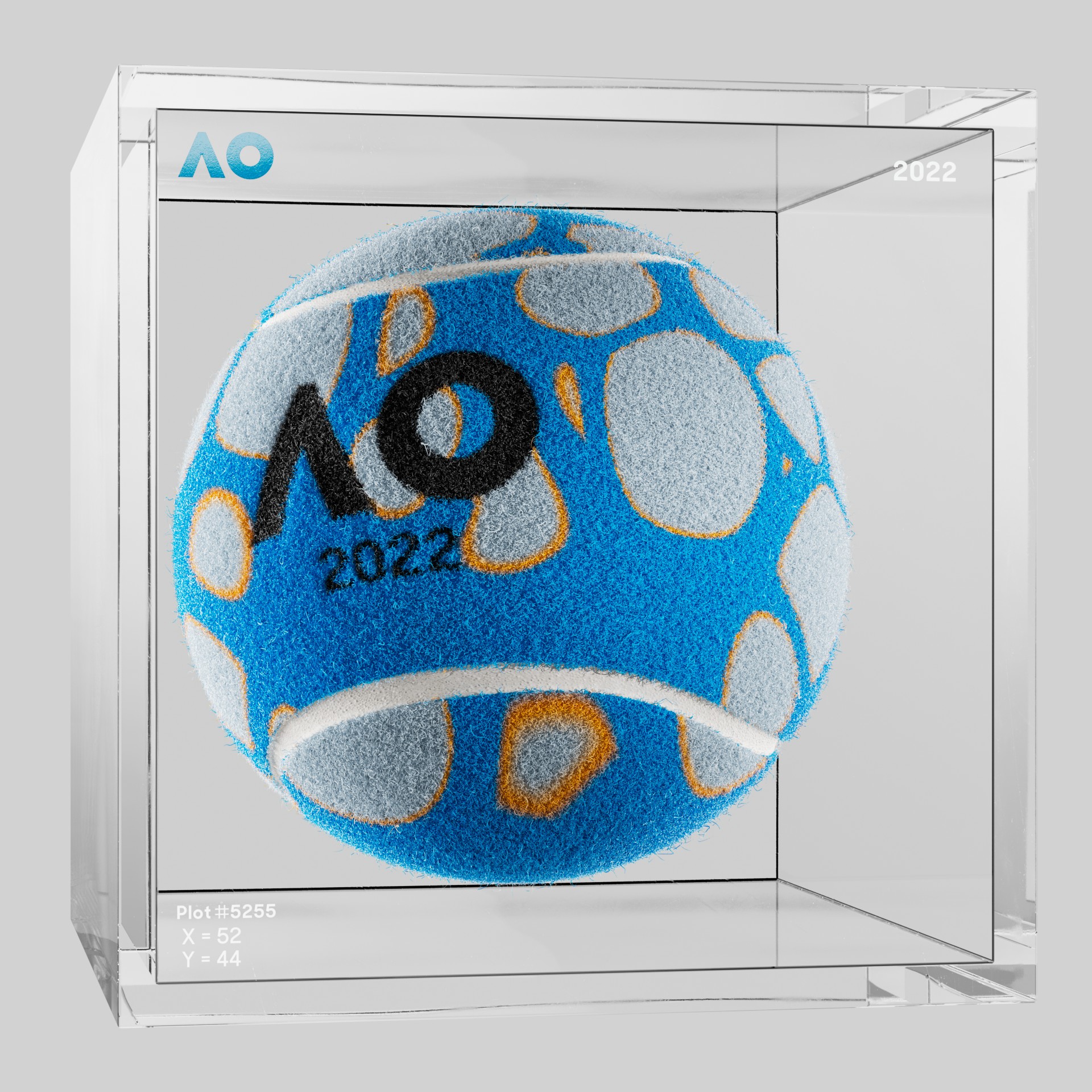 The Australian Open - The Australian Open Art Ball - AO Art Ball #105 - NFT # 105