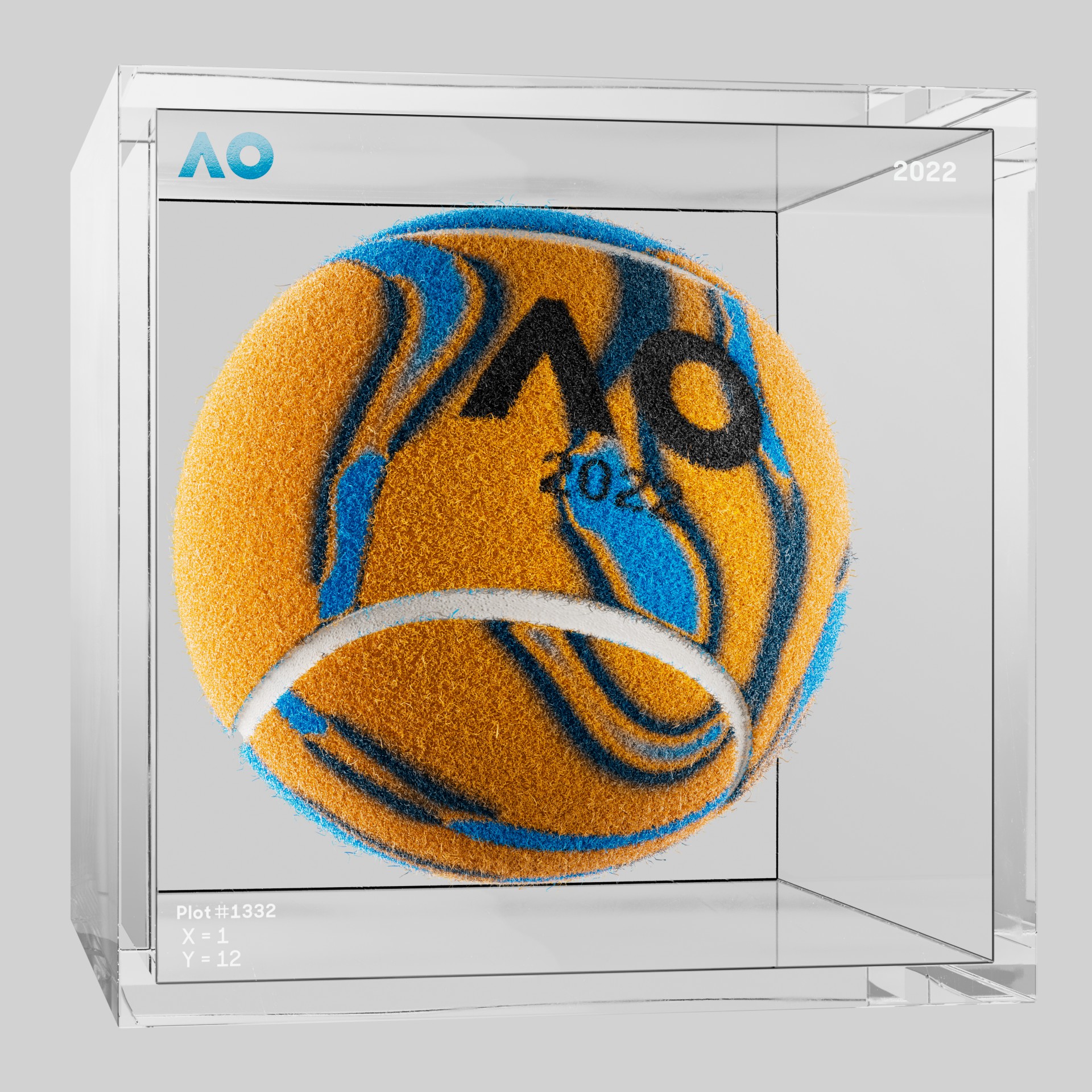 The Australian Open - The Australian Open Art Ball - AO Art Ball #1057 - NFT # 1057