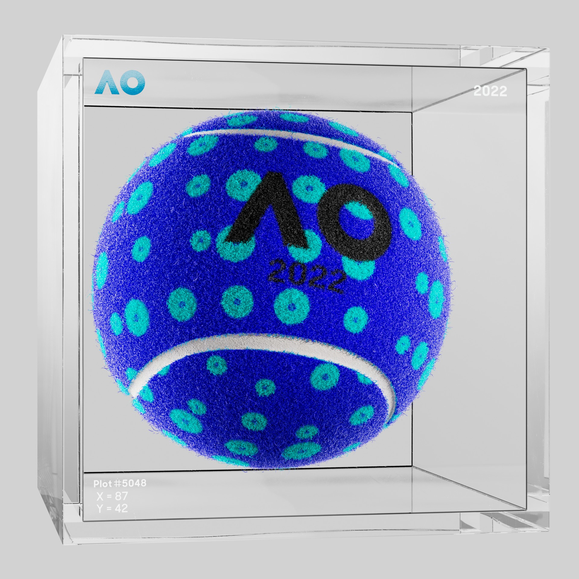 The Australian Open - The Australian Open Art Ball - AO Art Ball #1145 - NFT # 1145