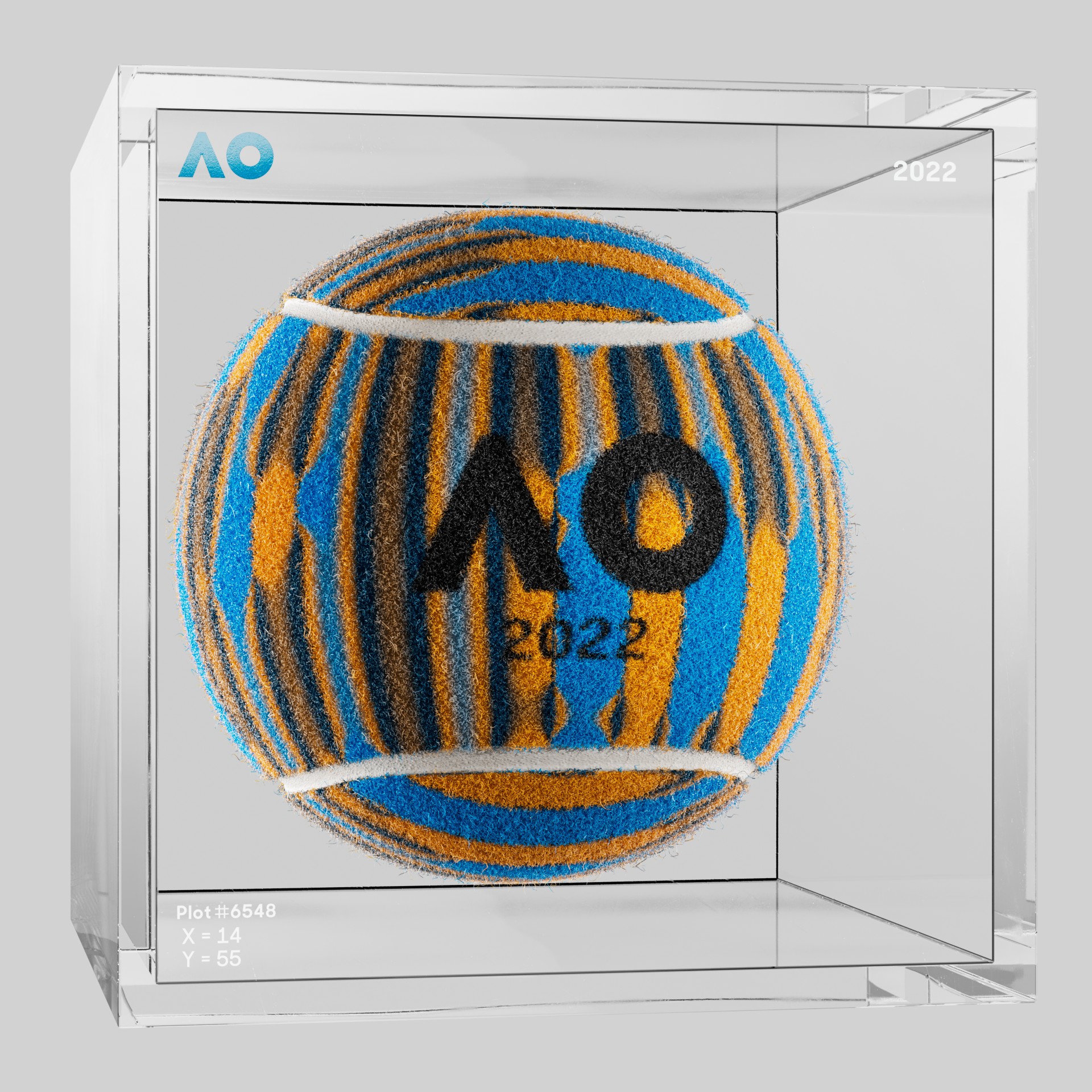 The Australian Open - The Australian Open Art Ball - AO Art Ball #1217 - NFT # 1217