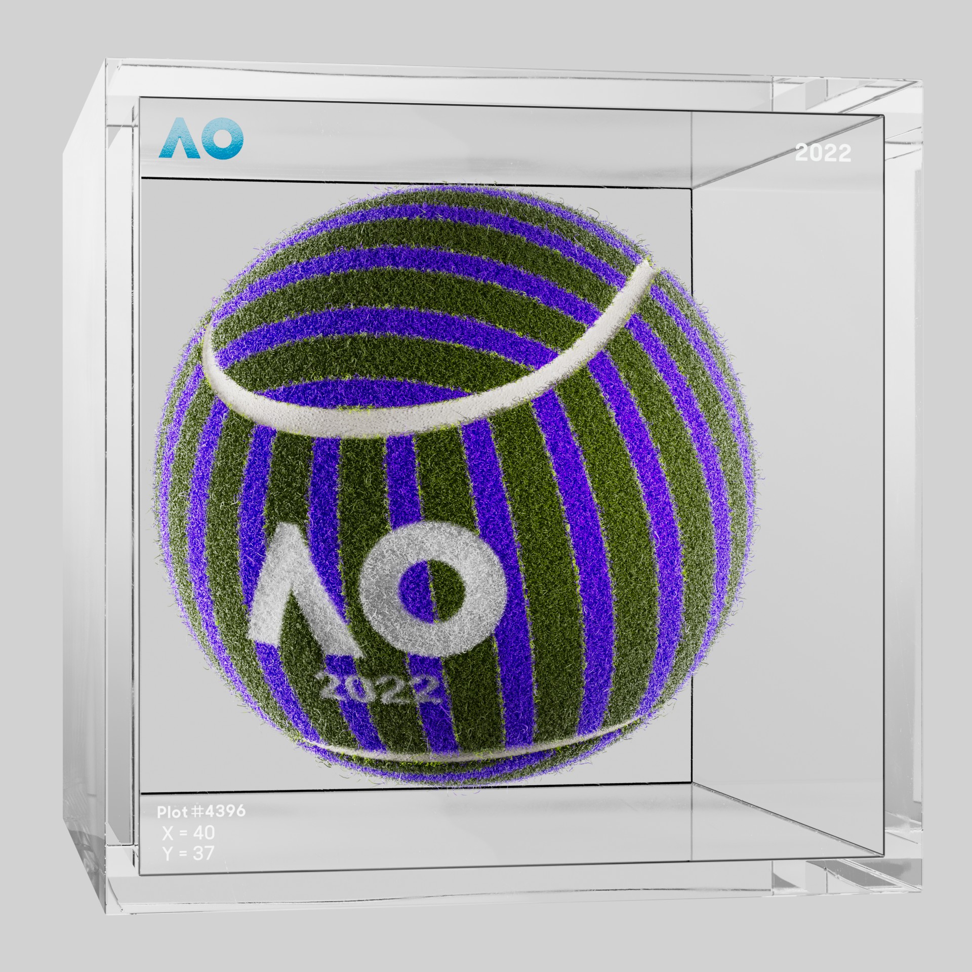 The Australian Open - The Australian Open Art Ball - AO Art Ball #1238 - NFT # 1238