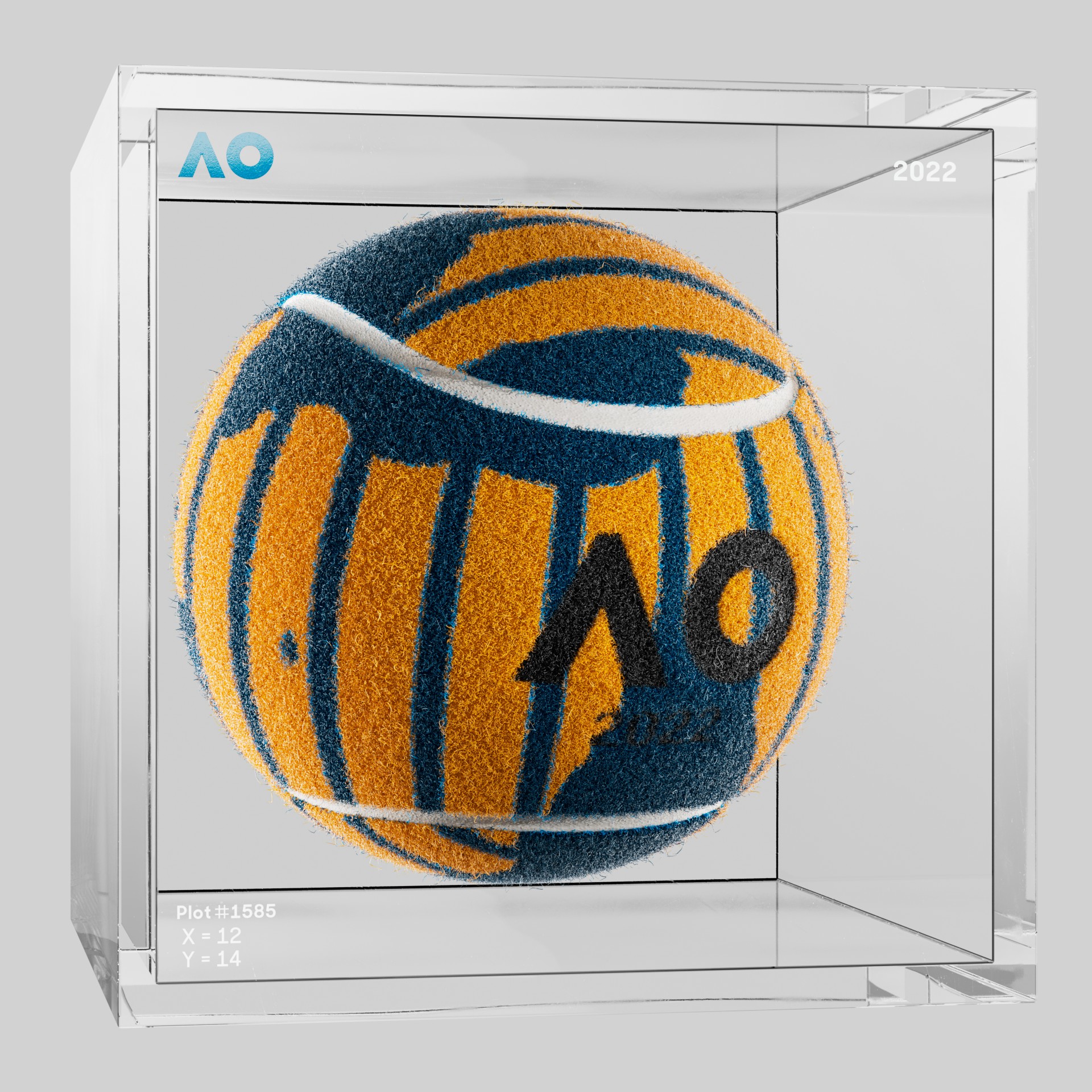 The Australian Open - The Australian Open Art Ball - AO Art Ball #1289 - NFT # 1289