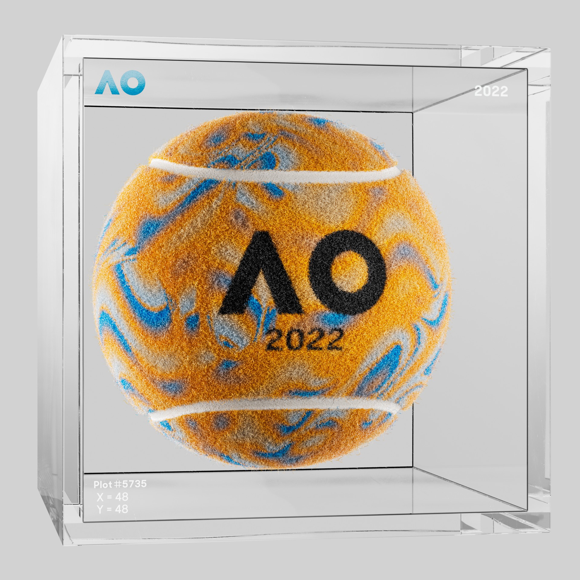 The Australian Open - The Australian Open Art Ball - AO Art Ball #13 - NFT # 13