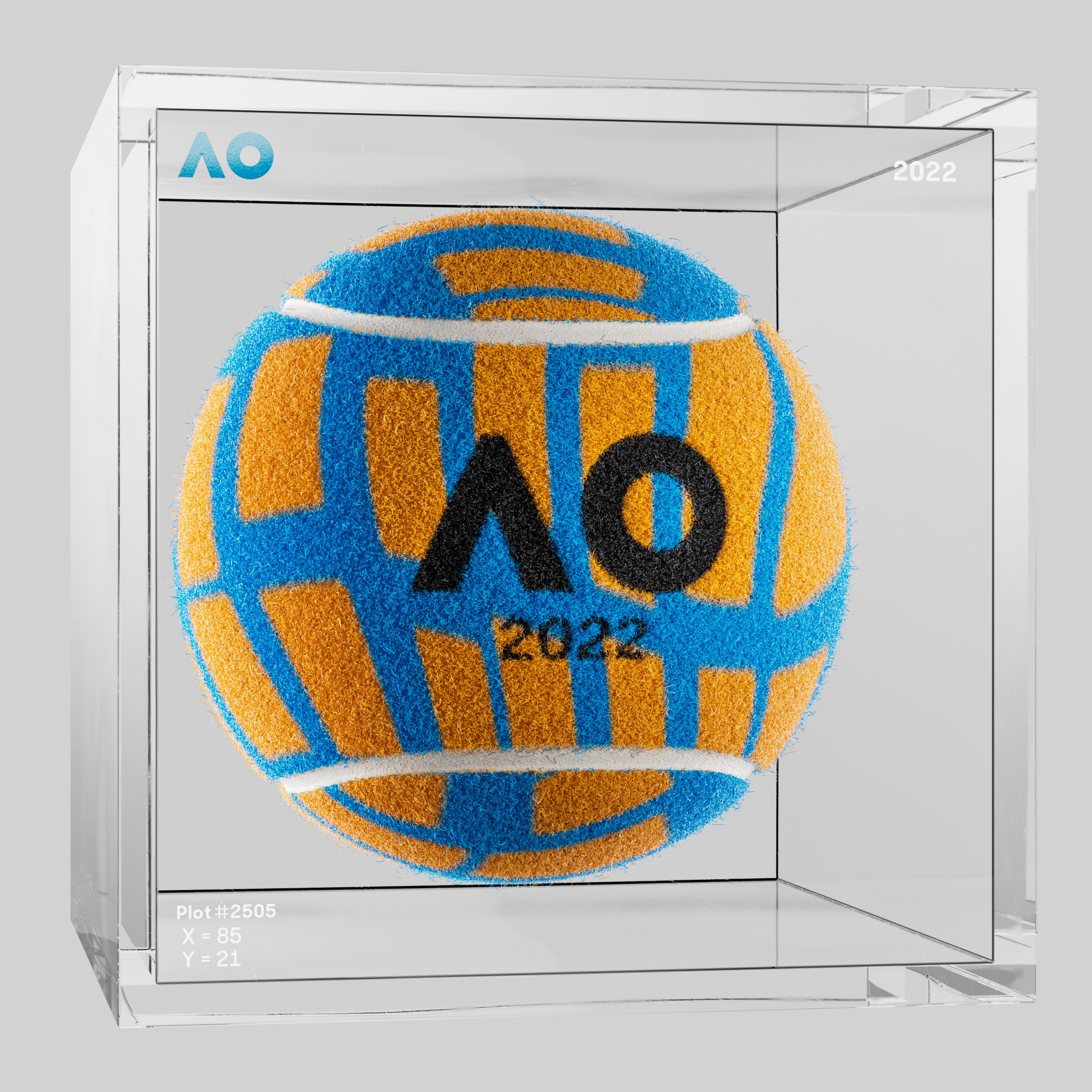 The Australian Open - The Australian Open Art Ball - AO Art Ball #1617 - NFT # 1617