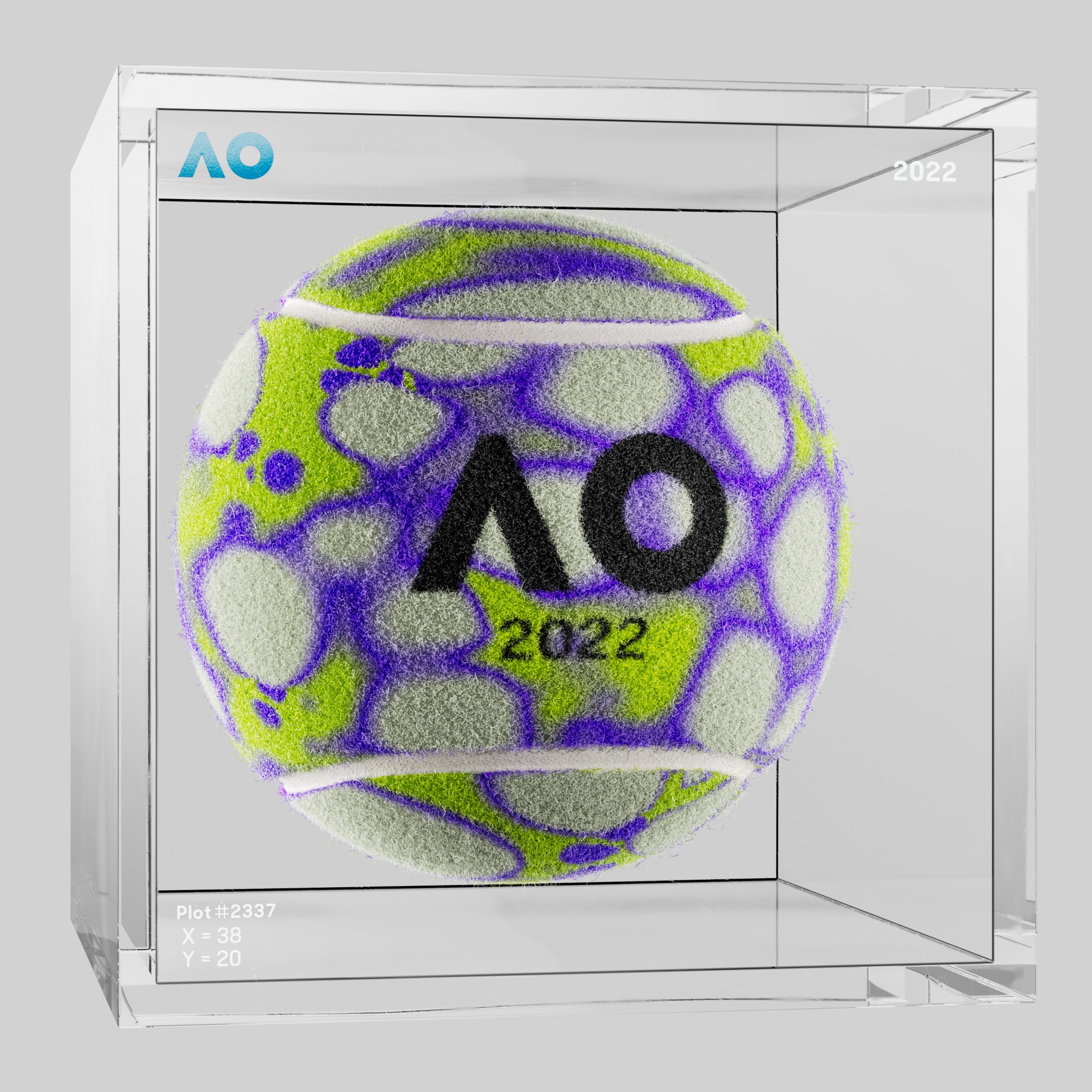 The Australian Open - The Australian Open Art Ball - AO Art Ball #170 - NFT # 170