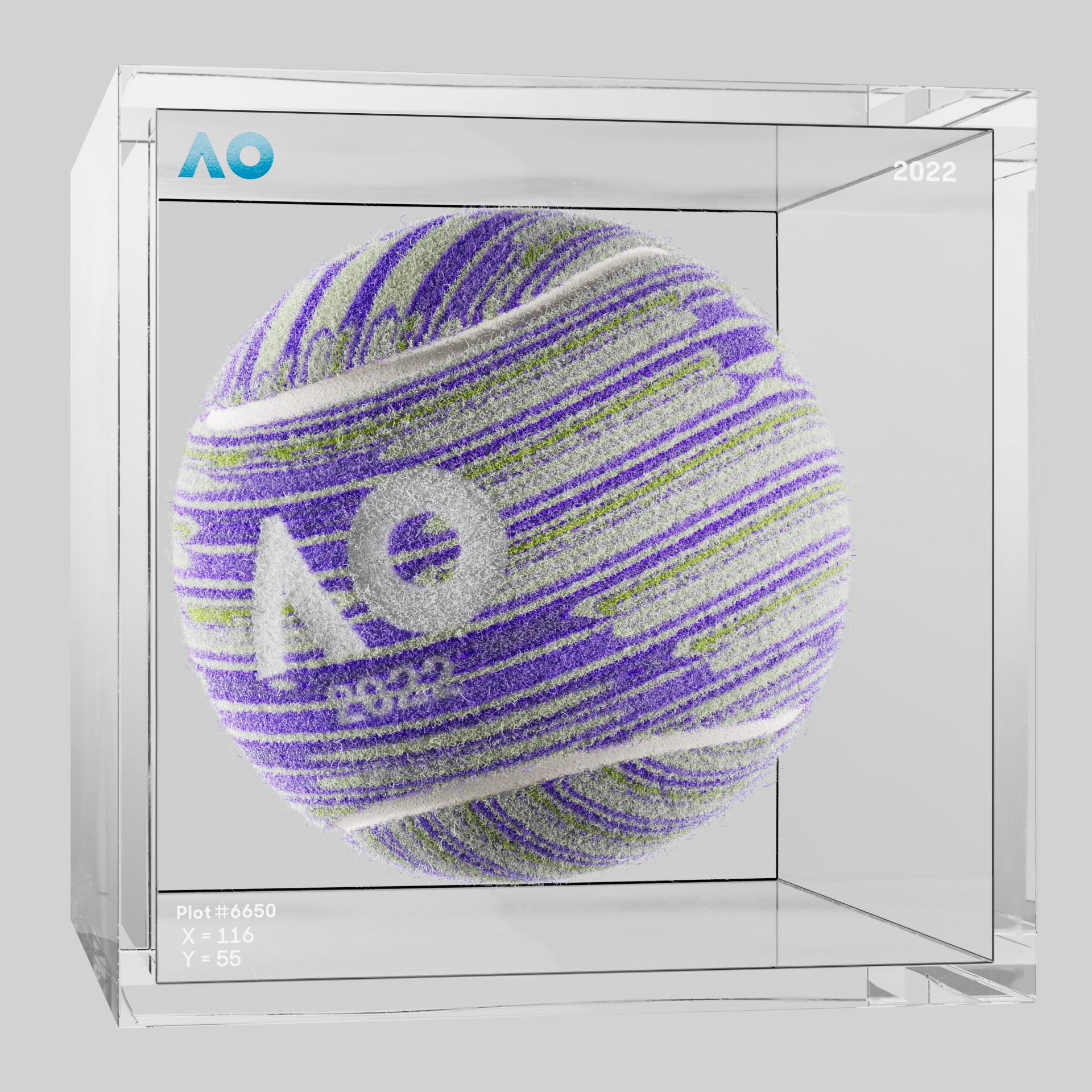 The Australian Open - The Australian Open Art Ball - AO Art Ball #1764 - NFT # 1764