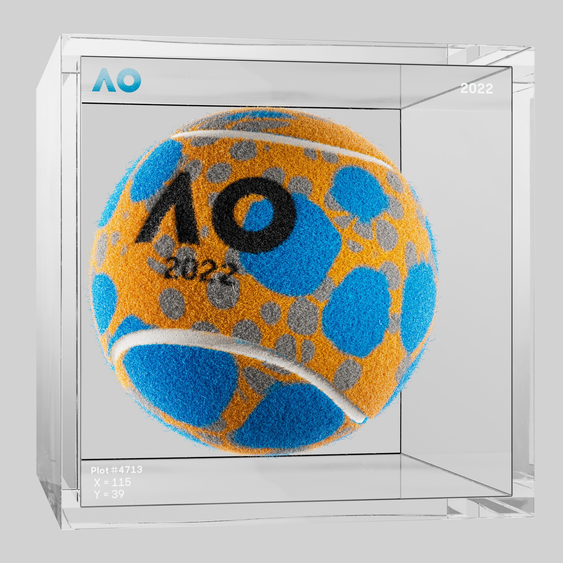 The Australian Open - The Australian Open Art Ball - AO Art Ball #1811 - NFT # 1811