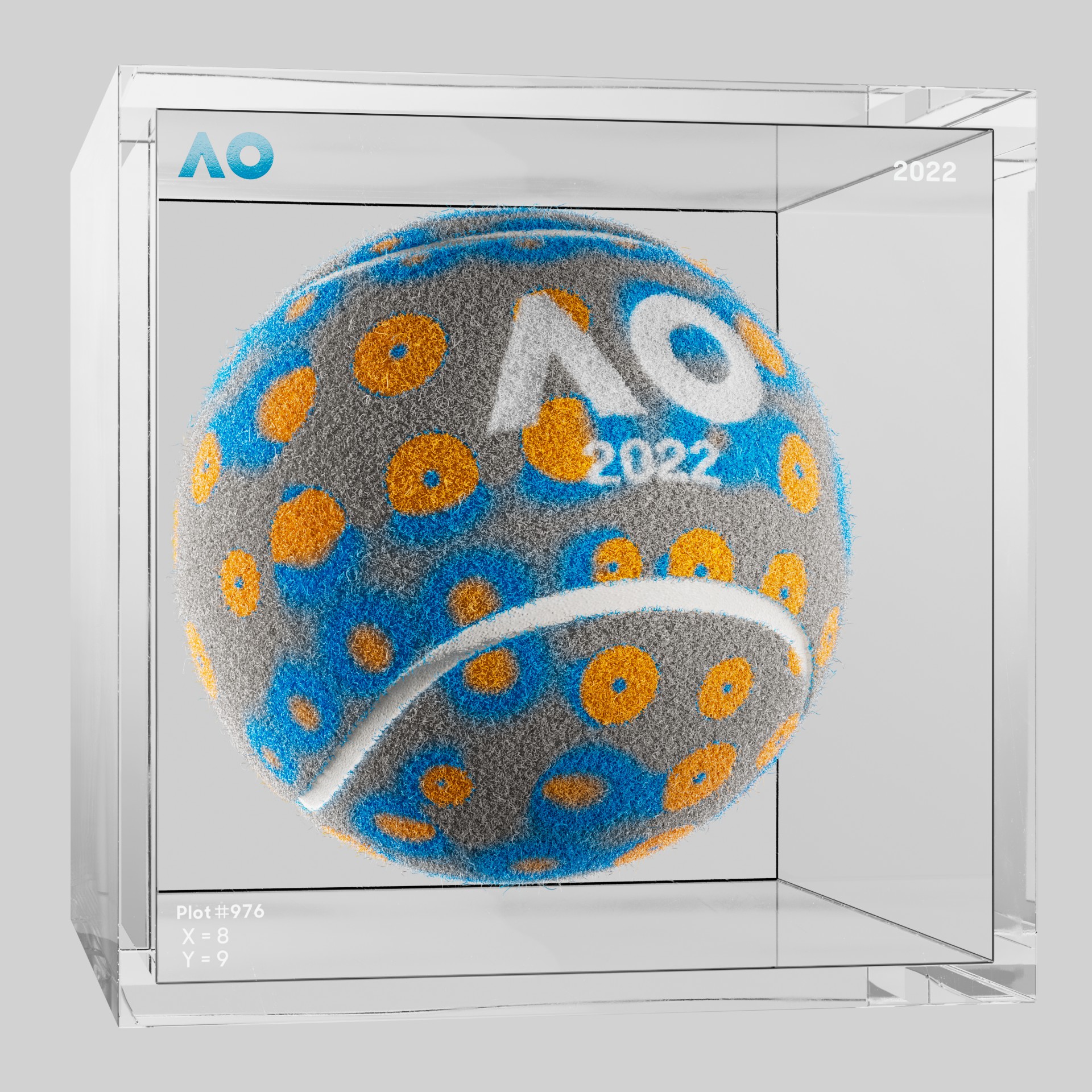 The Australian Open - The Australian Open Art Ball - AO Art Ball #183 - NFT # 183
