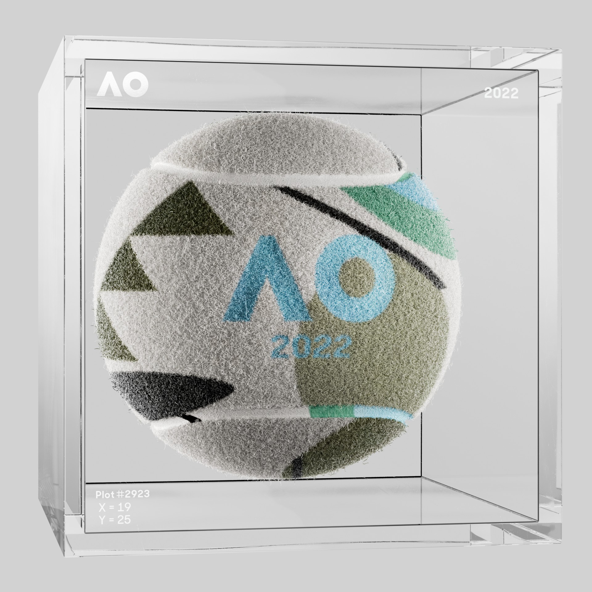 The Australian Open - The Australian Open Art Ball - AO Art Ball #1867 - NFT # 1867