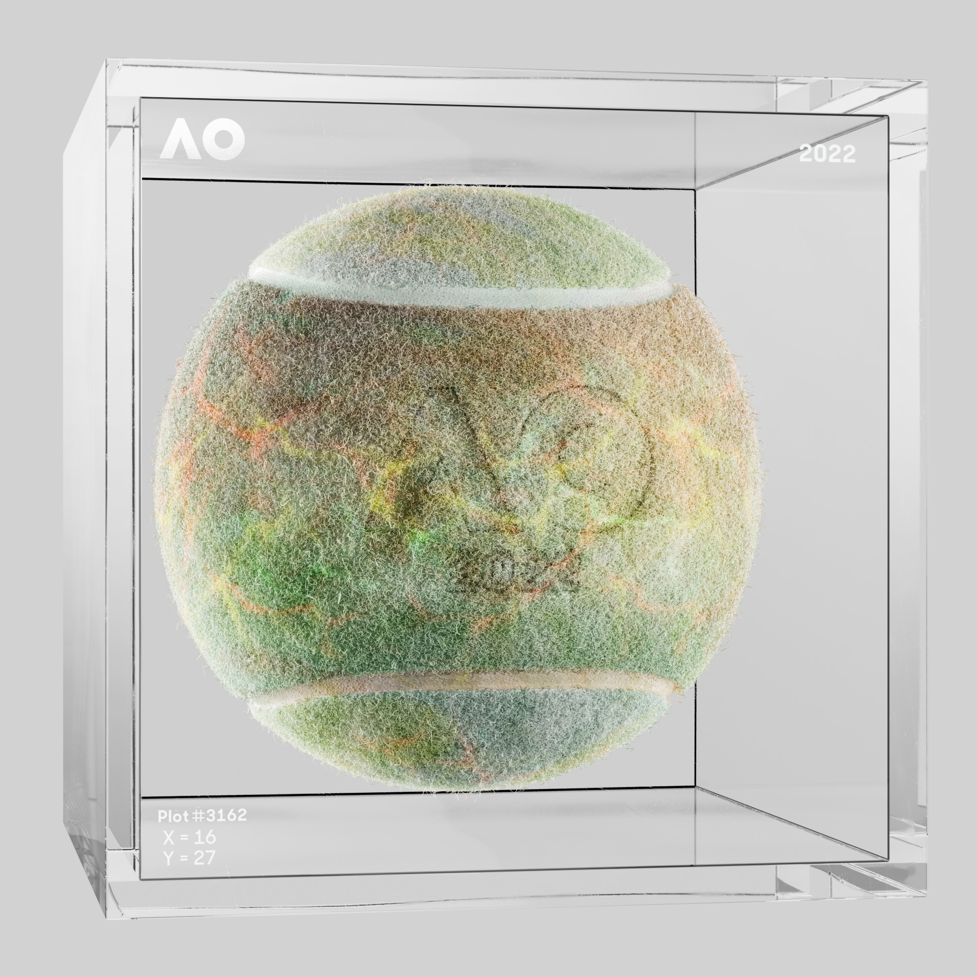 The Australian Open - The Australian Open Art Ball - AO Art Ball #1897 - NFT # 1897